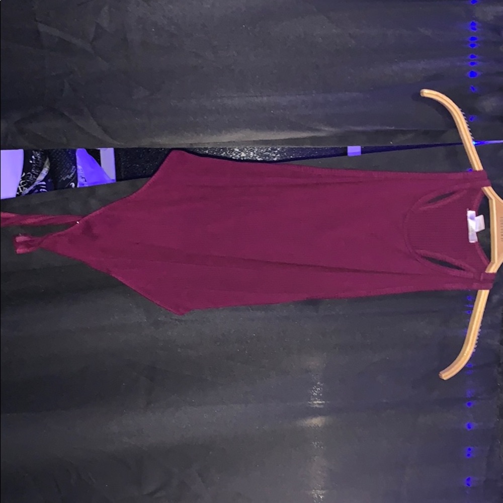 Maroon bodysuit